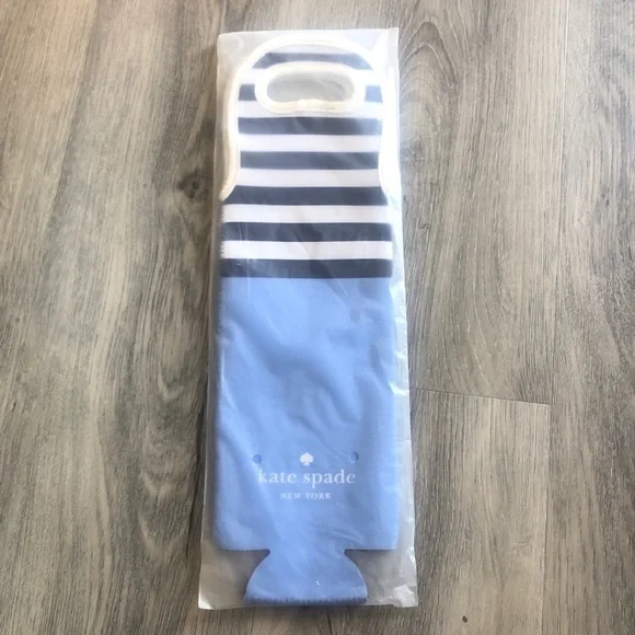 Kate Spade Wine Bottle Cozie Carrying Tote NEW - Picture 2 of 4